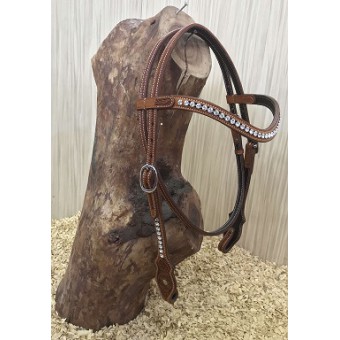 Browband Chestnut "Crystals"