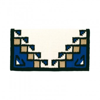 Mayatex Pueblo Blanket Blue/Cream/Black SALE