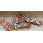 SN Tack Spoorriem Ladies SP004 Antique Amber SN Tack Spoorriem Ladies SP004 Antique Amber