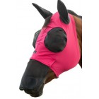 HKM Lycra vliegenmasker nose Magenta LARGE / WARMBLOED